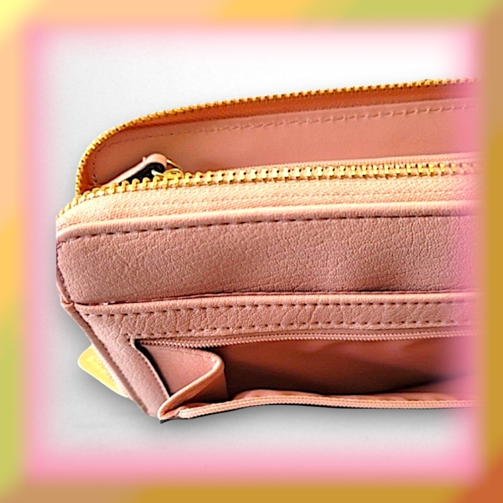 Liz Claiborne Pink Quilted Satchel and Wallet NWT & NWOT - Picture 13 of 15